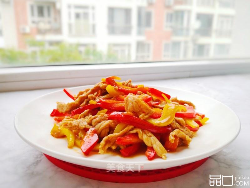 彩椒炒肉