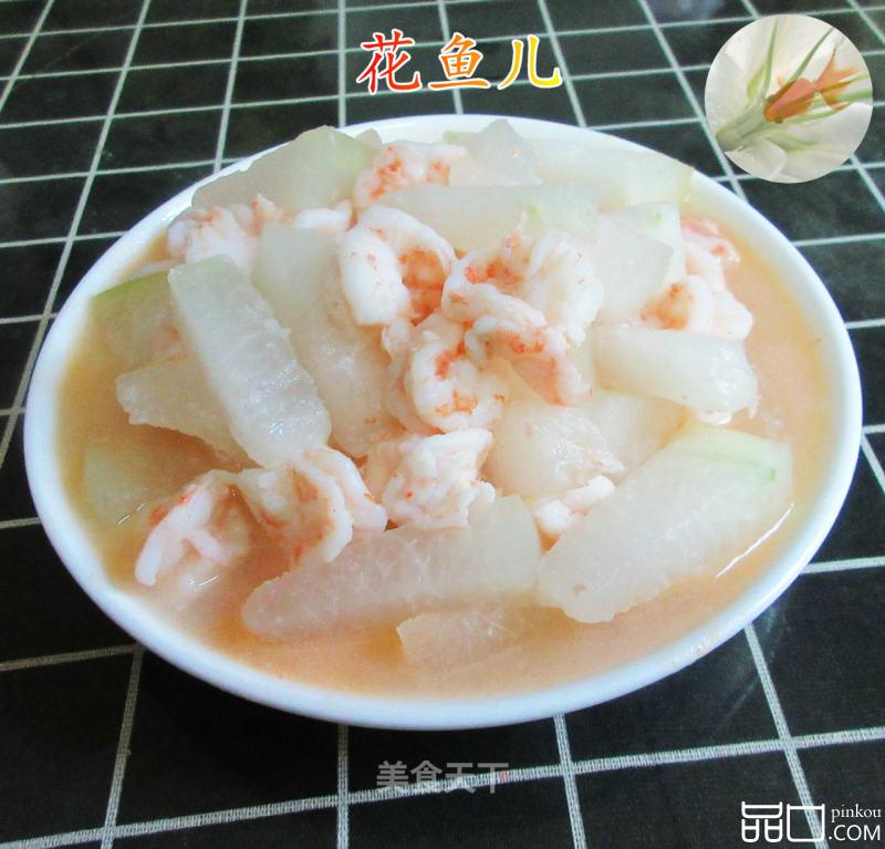 虾球炒冬瓜