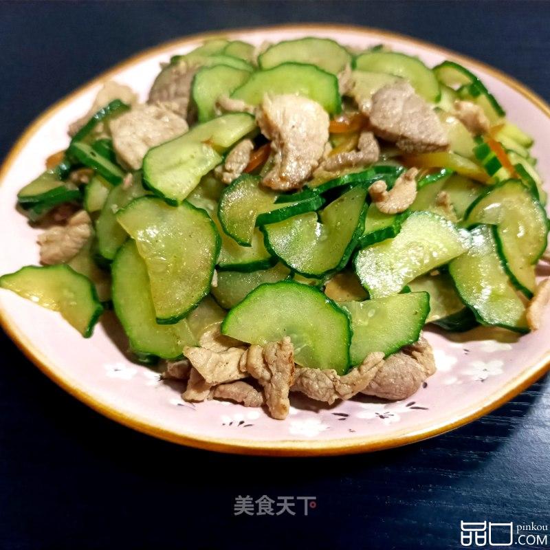 肉片炒黄瓜