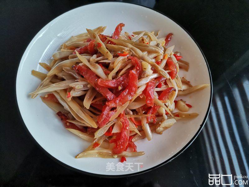 香肠炒白四季豆