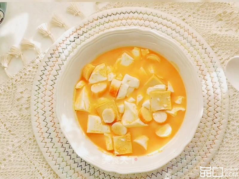 蟹黄豆腐煲