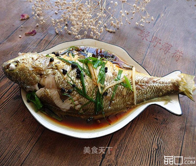 椒油黄花鱼