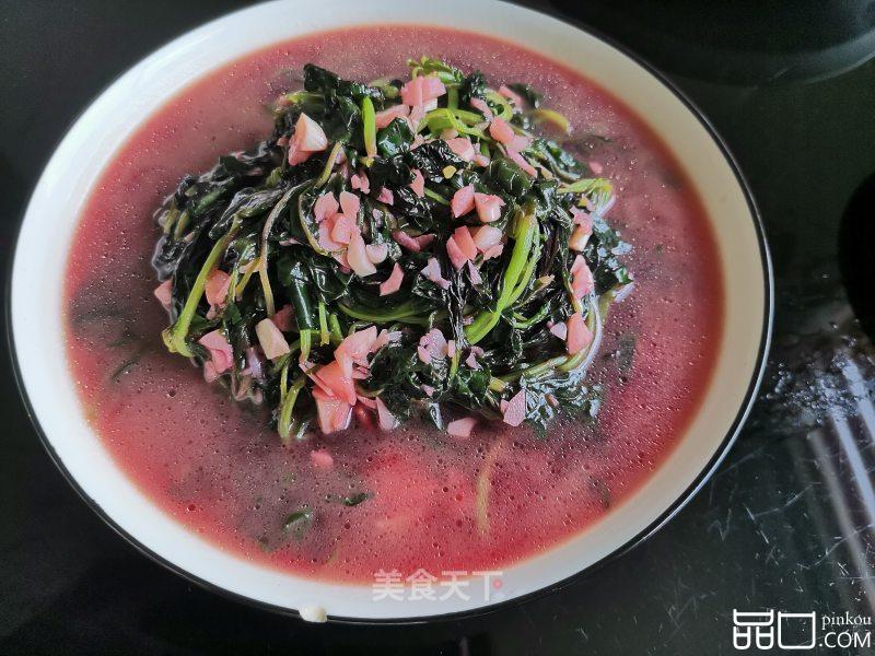 蒜蓉红苋菜