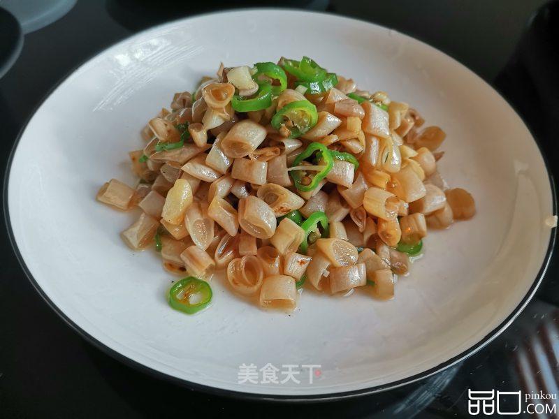 青椒炒白四季豆