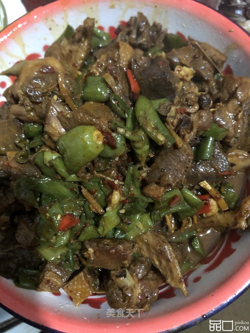 青椒烧鸭