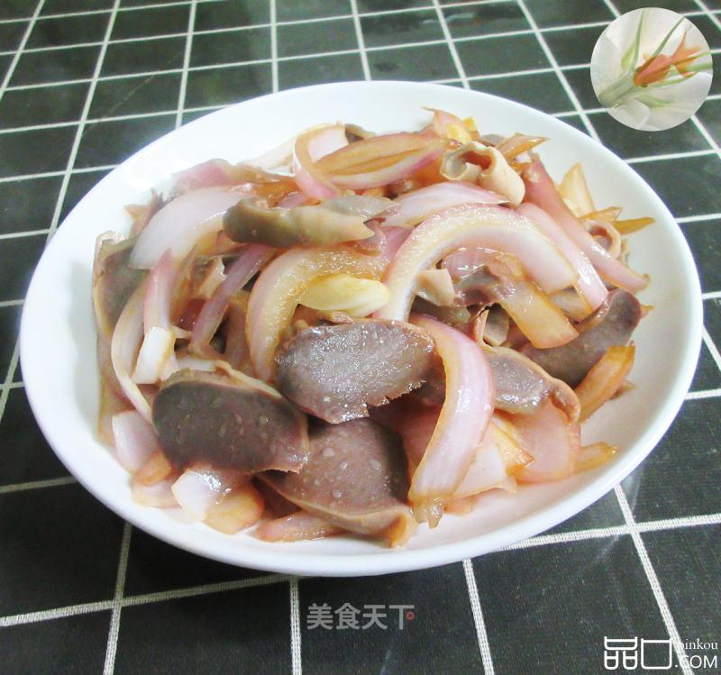 鹅胗炒洋葱