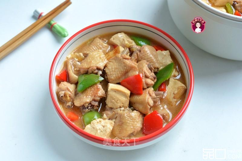 黄焖鸡翅豆腐