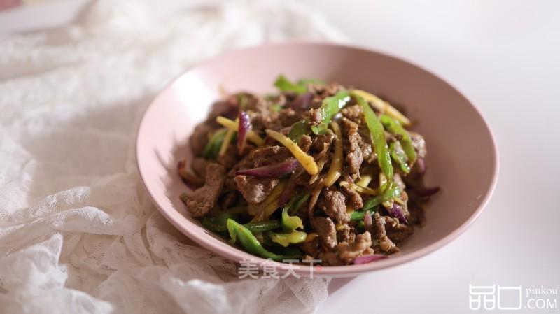 青椒丝炒牛肉