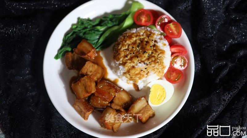 卤五花肉盖烧饭