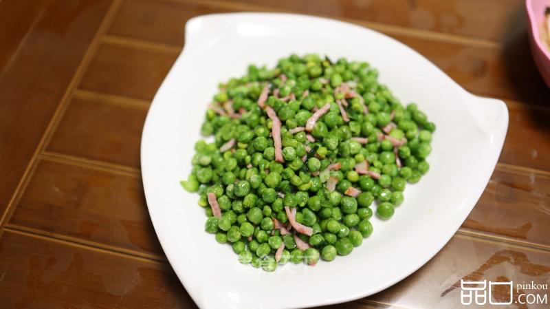 培根炒豌豆