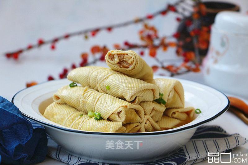 鸡汁豆皮卷