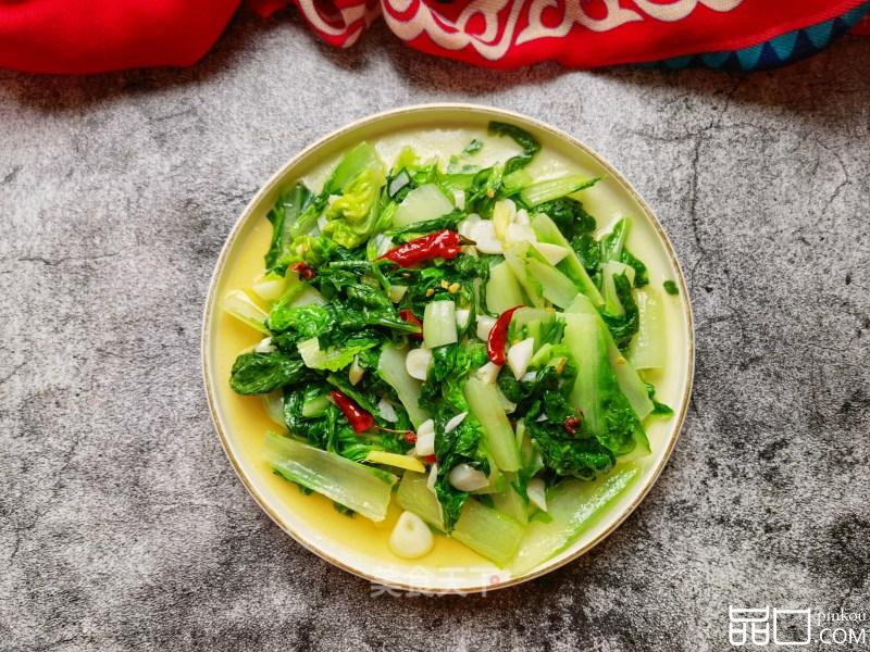 橄榄油炒小白菜