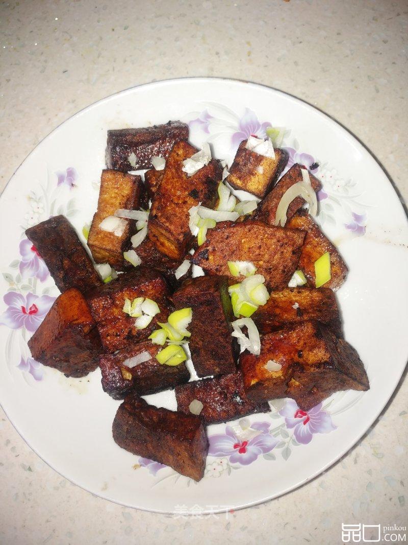 油煎碎皮豆腐