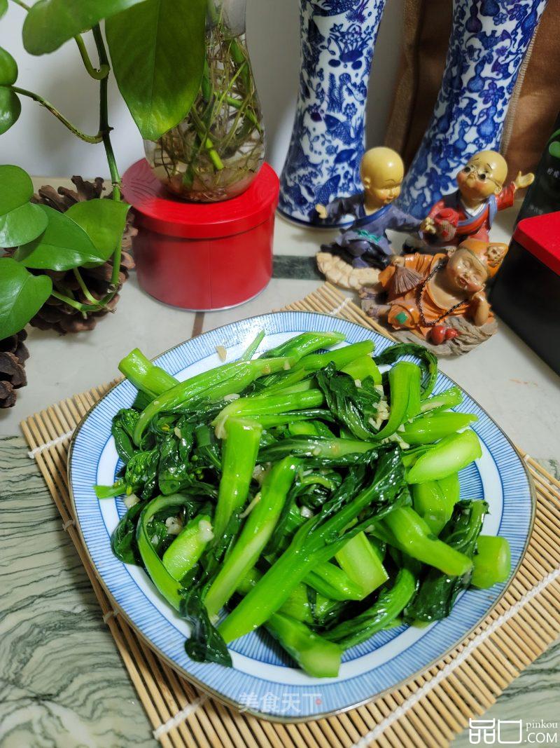蒜蓉炒菜心