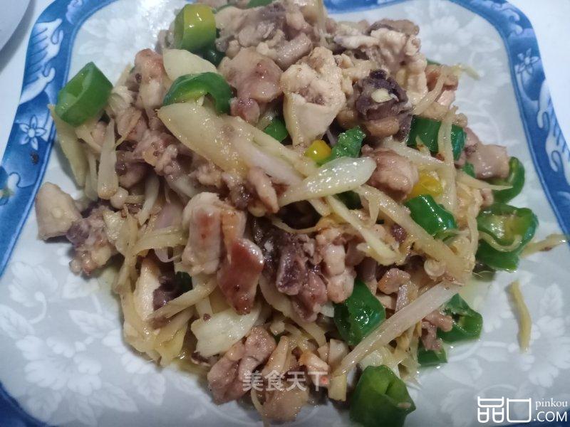 嫩姜炒鸡