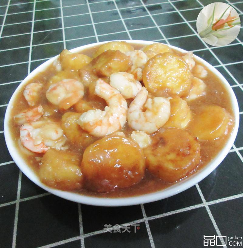 虾仁樱玉豆腐