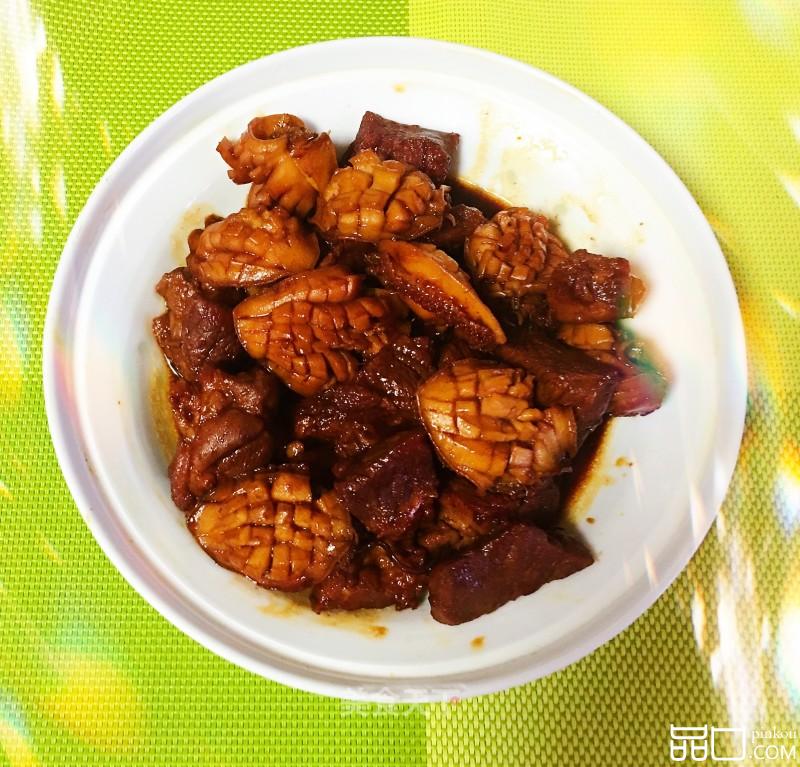 梅花肉烧鲍鱼
