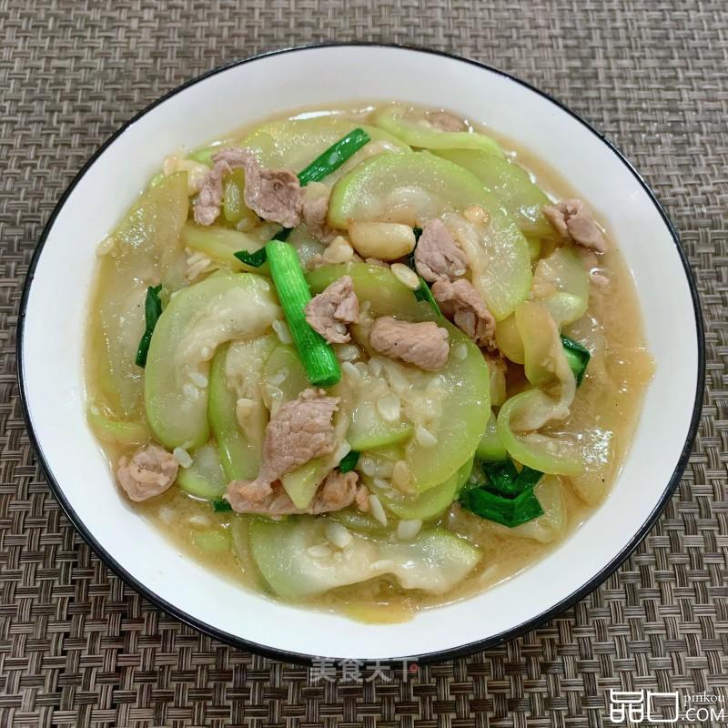 蒲瓜炒里脊肉