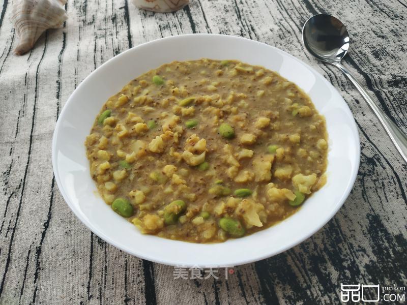 咖喱奇亚籽小扁豆花椰饭