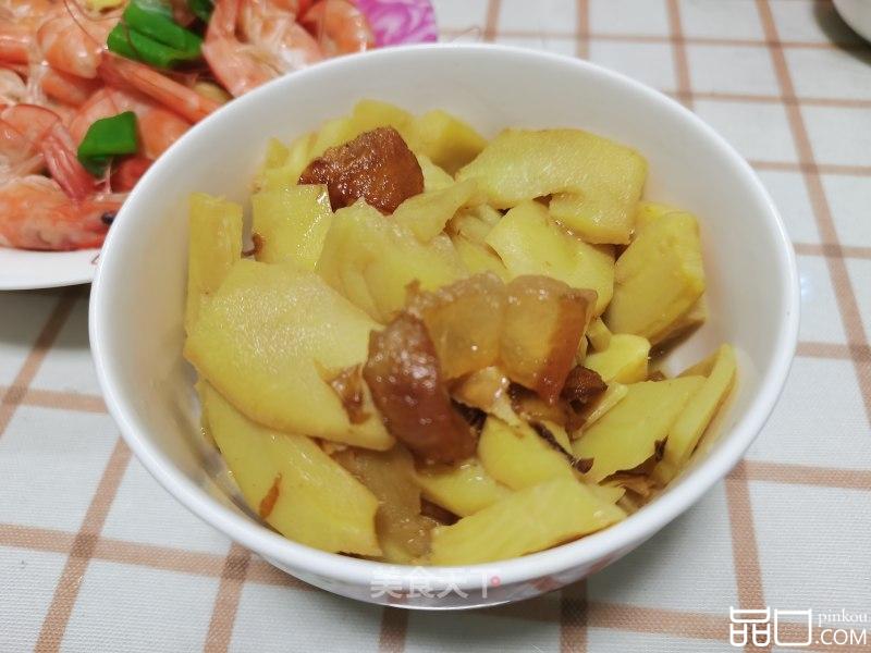 腊肉烧笋