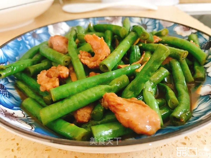 黄豆酱豆角炒猪肉