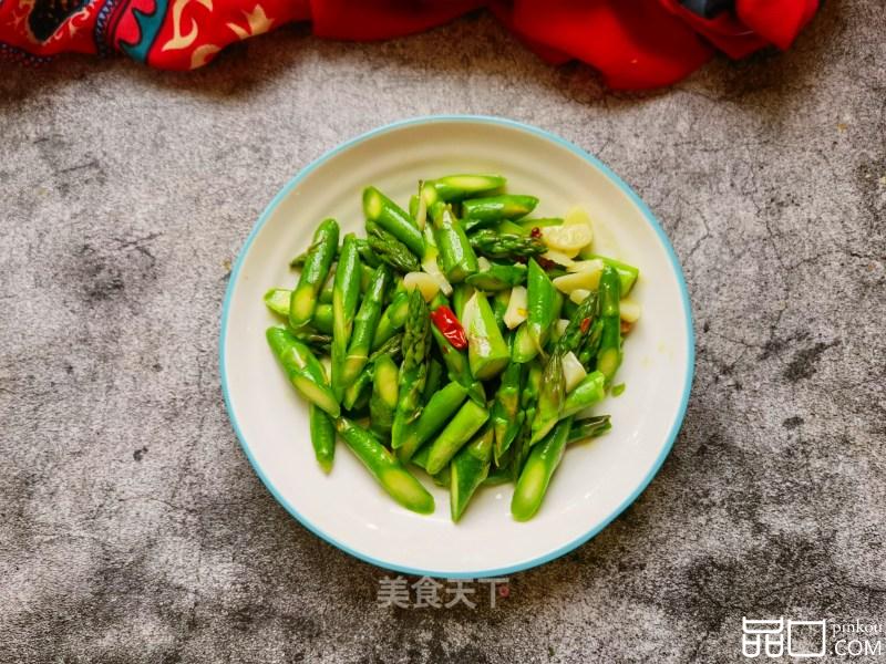橄榄油炒芦笋