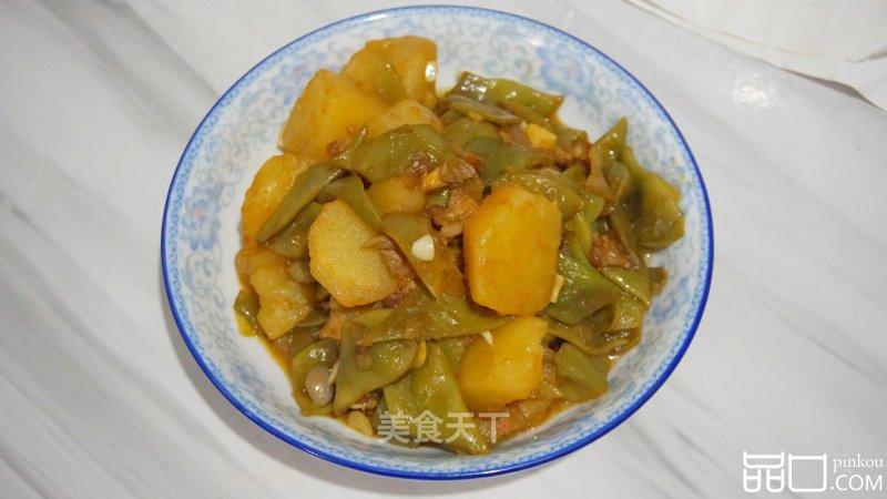 油豆角焖五花肉