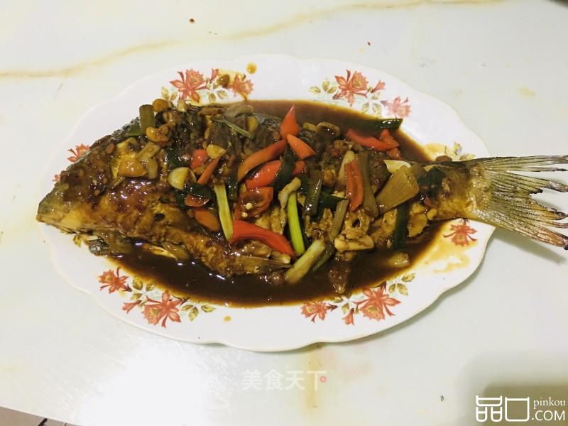 家常酱烧鲤鱼