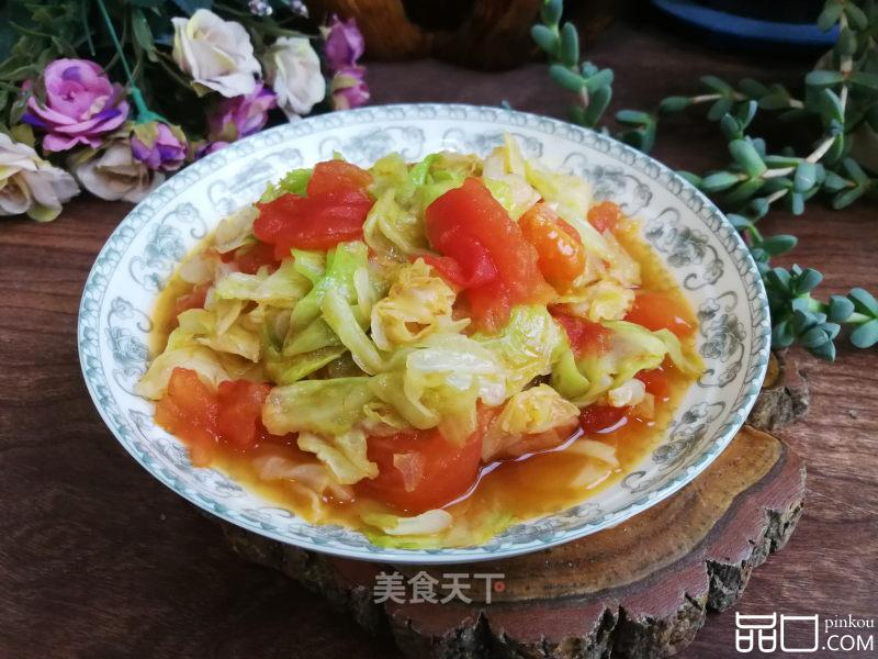 番茄炒包心菜