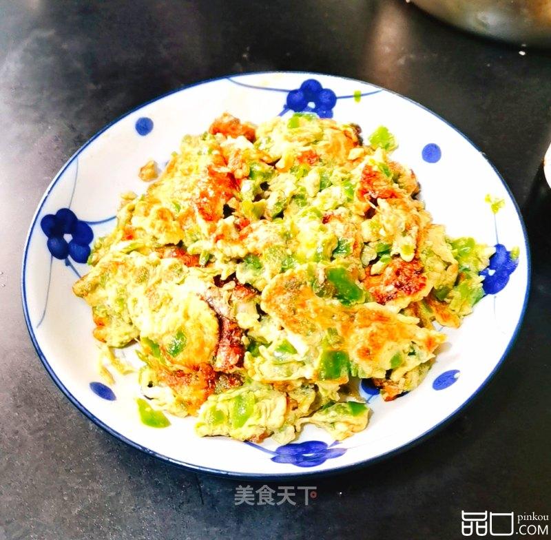 青椒煎鸡蛋