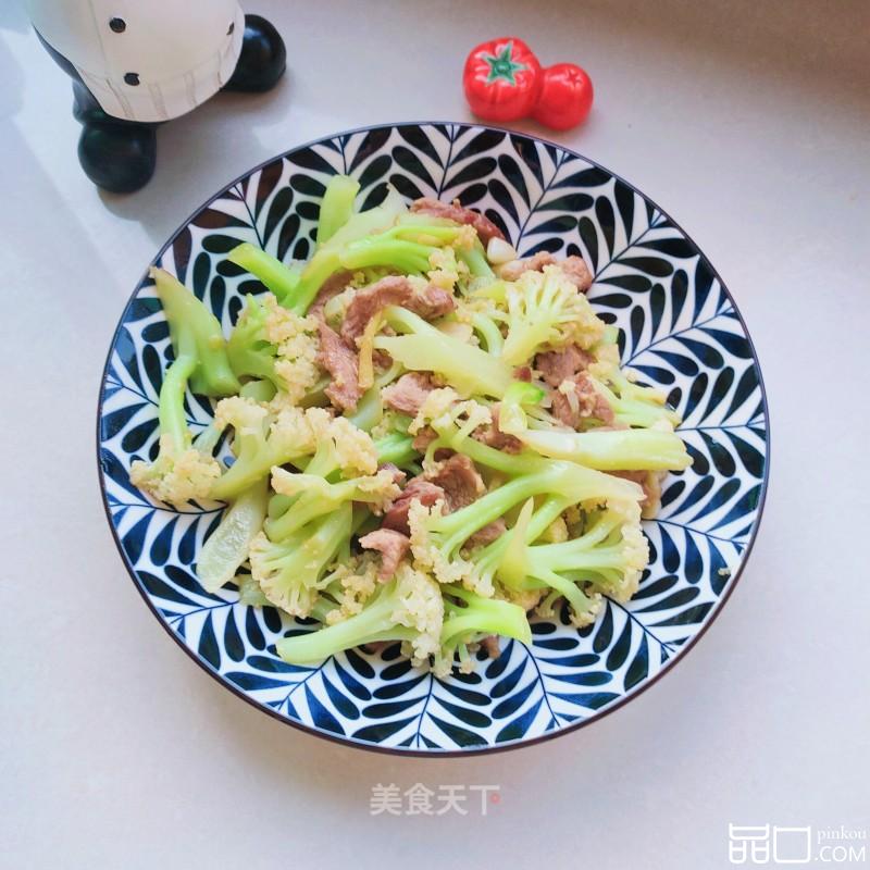 菜花炒肉