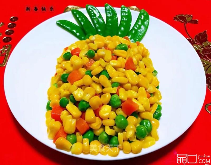 #清淡美食#时蔬炒玉米