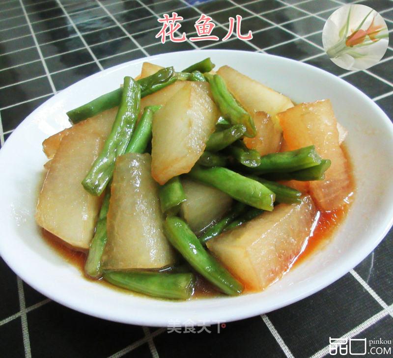 四季豆炒冬瓜