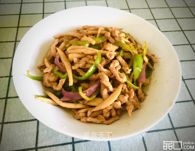 杏鲍菇炒过油肉