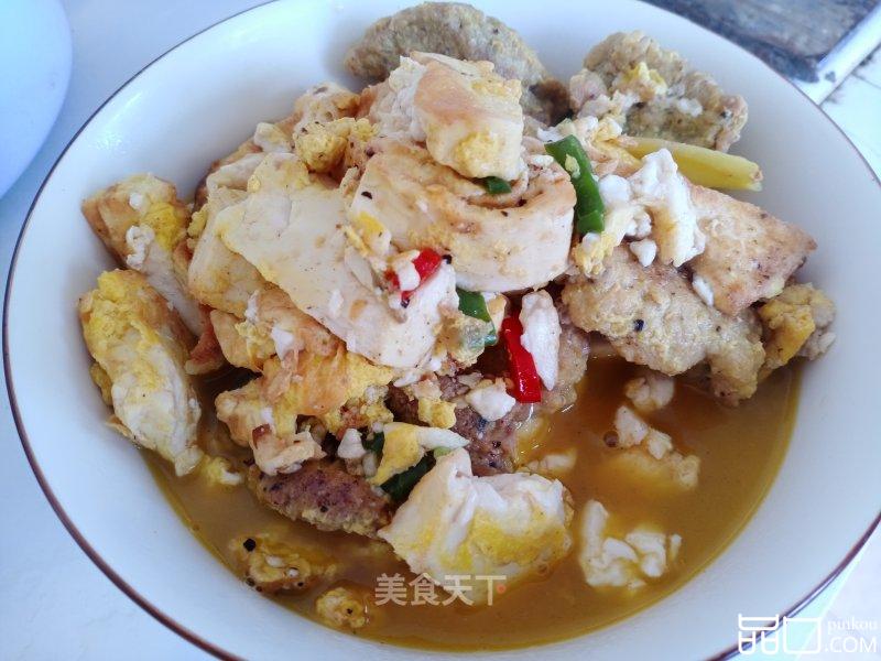 豆腐煮肉饼