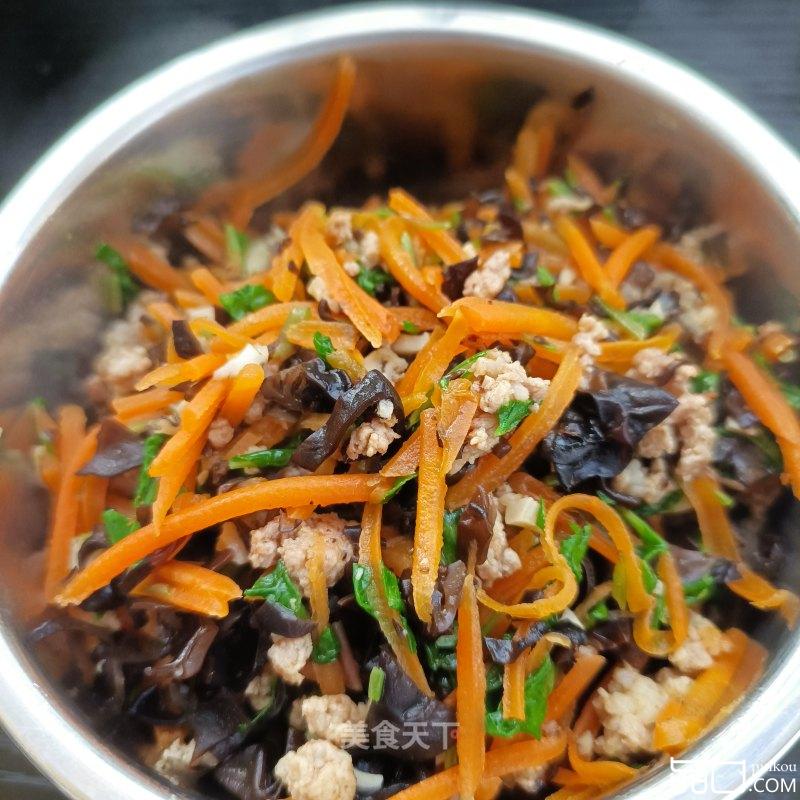 “清淡美食”木耳炒胡萝卜