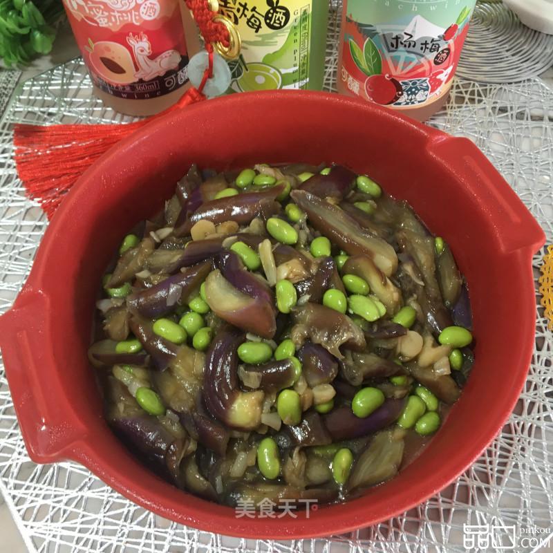 毛豆烧茄子
