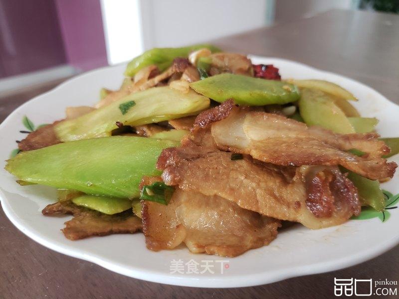 莴笋炒回锅肉