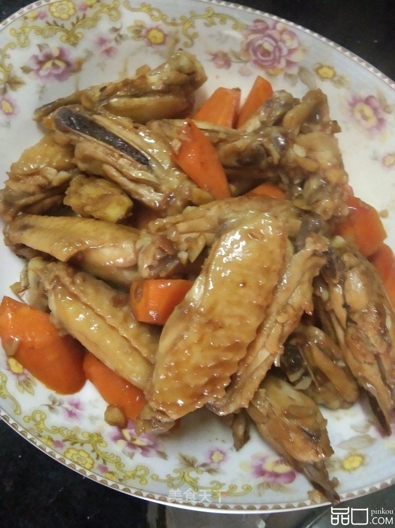 蒜香可乐焖鸡翅