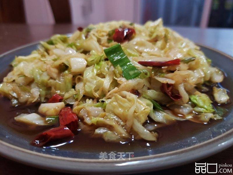 酸辣包菜丝