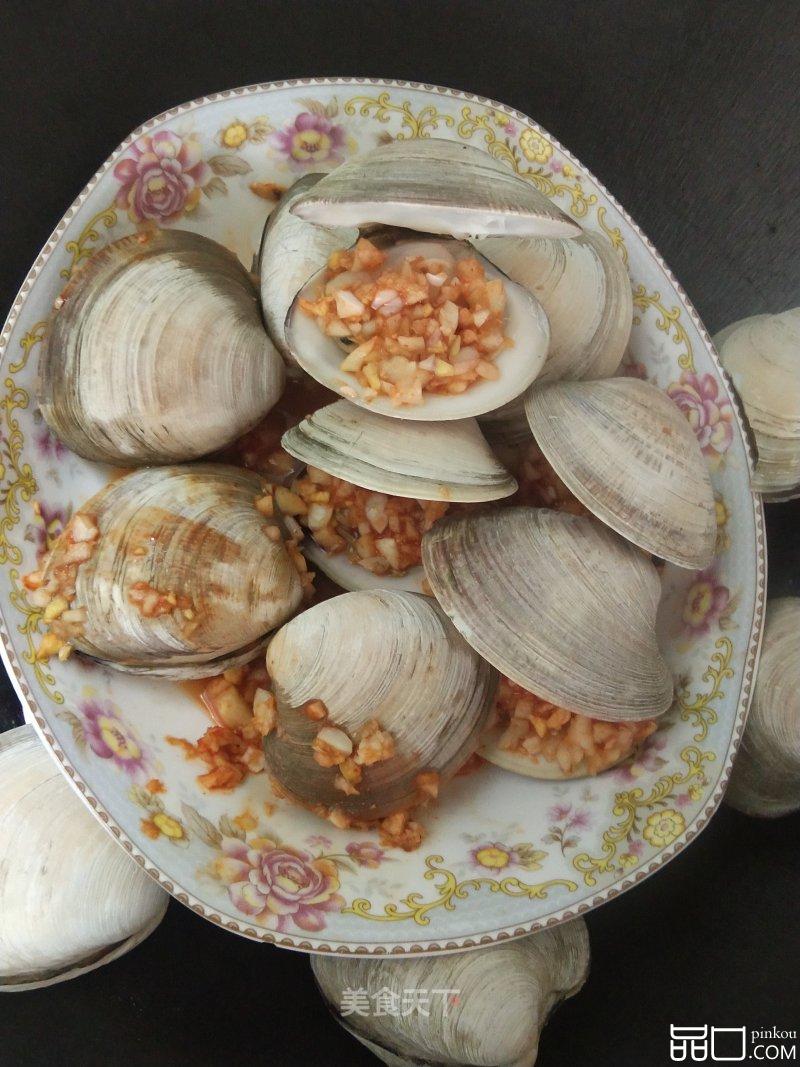 清蒸/辣椒蒜蓉蒸大白贝