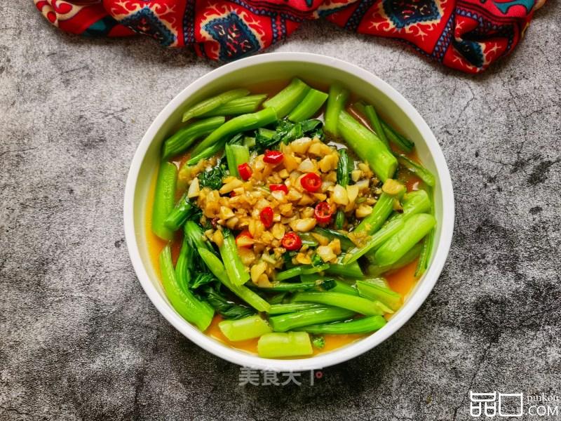 蒜蓉菜芯