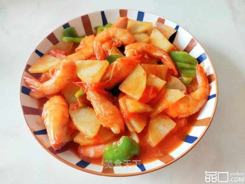 番茄土豆虾