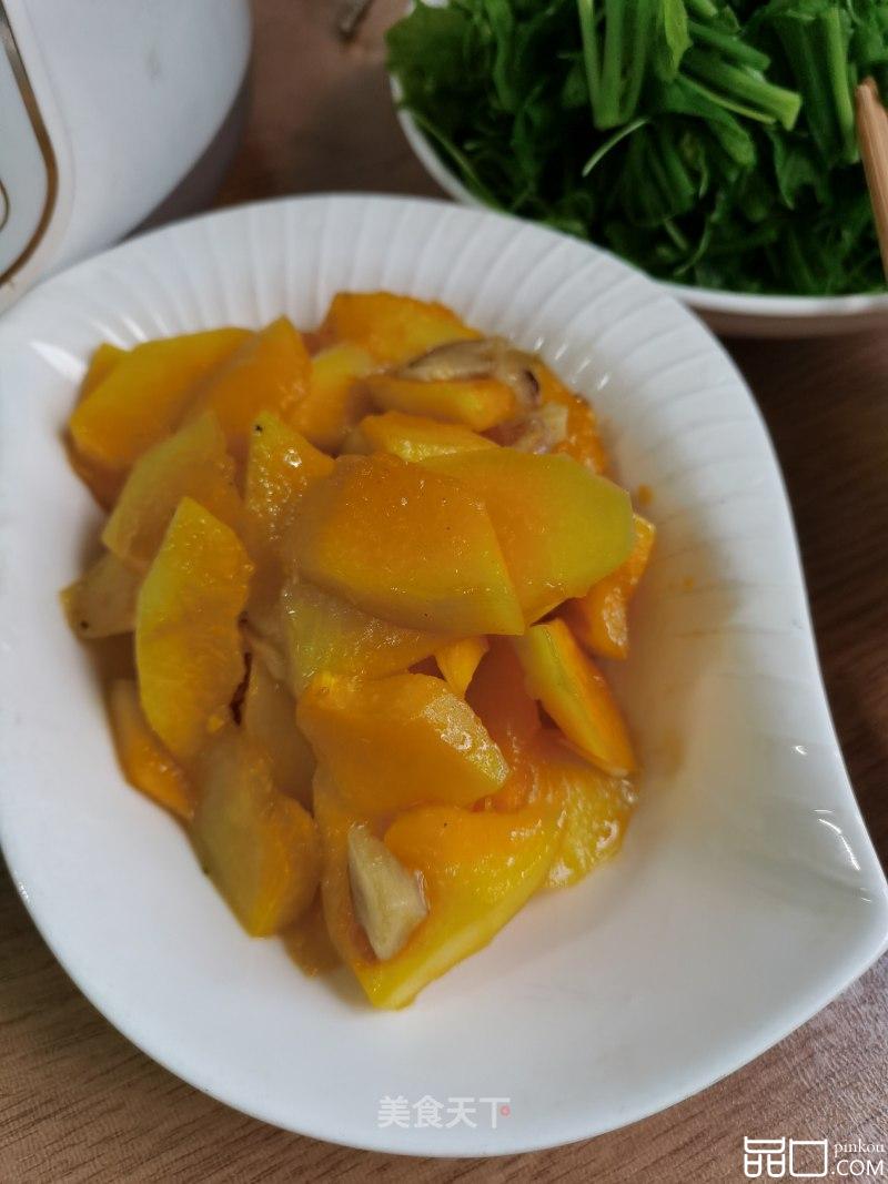 蒜炒木瓜