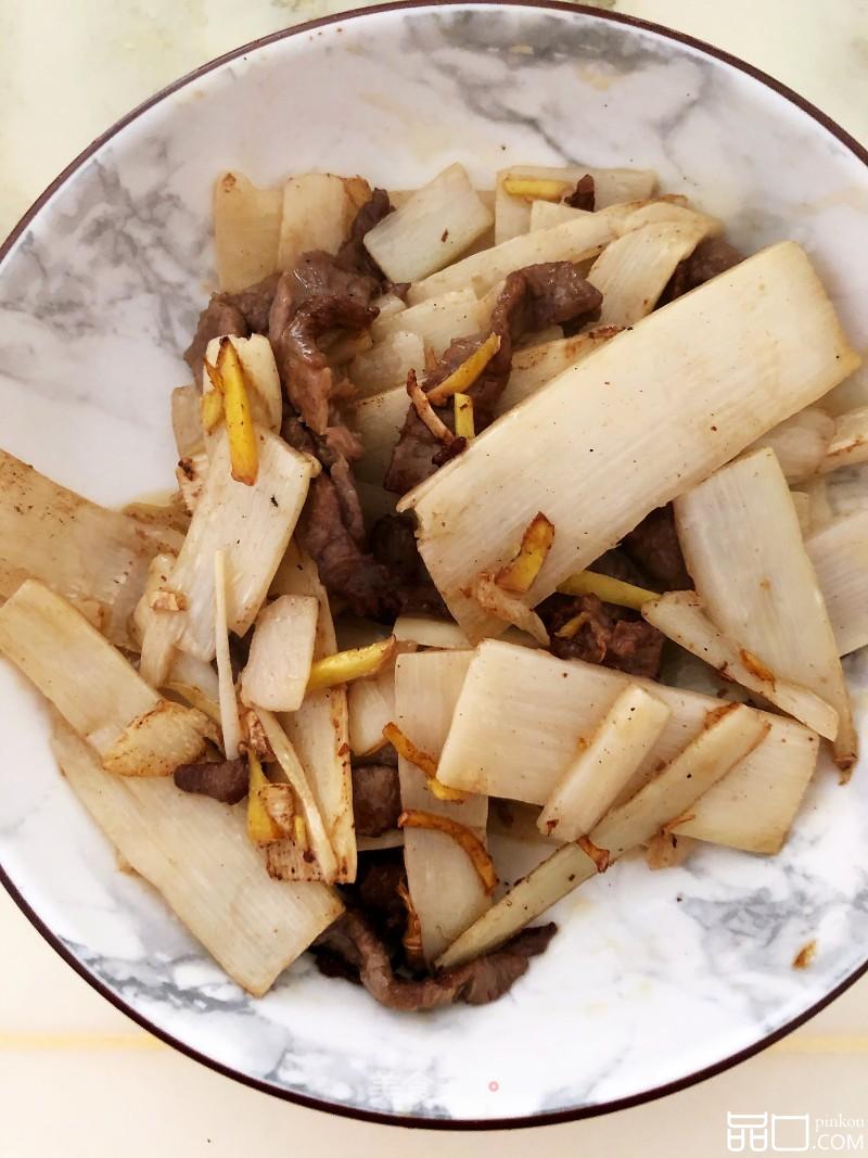 牛肉炒笋片