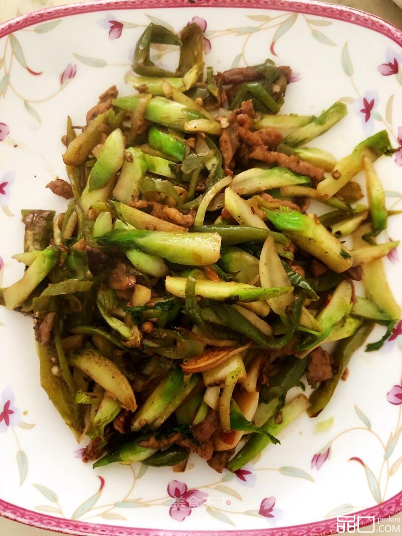 青椒儿菜肉丝