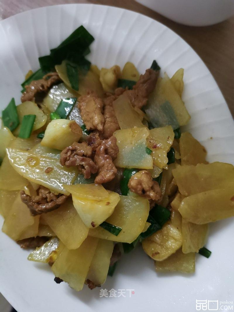 猪肉炒土豆片