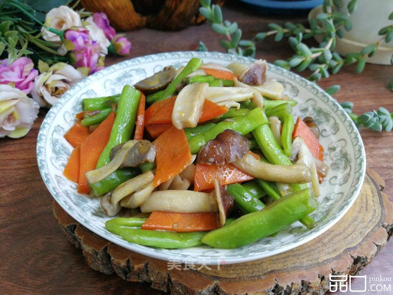 四季豆炒松茸