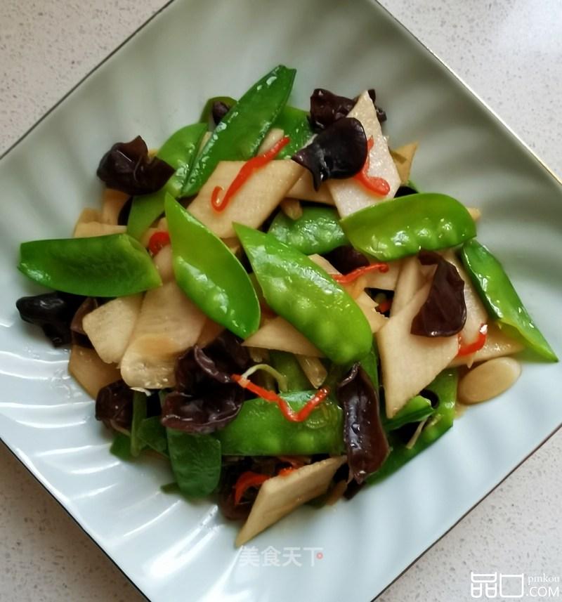 荷兰豆炒山药