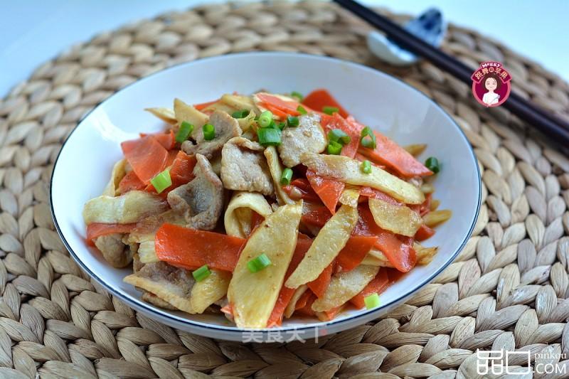 肉片胡萝卜茭白